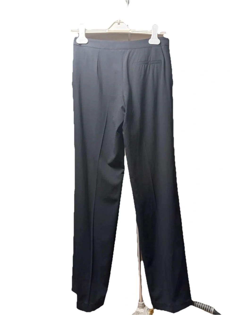Vintage Spring Summer 2003 Chanel Black Wool Trousers size 36